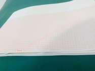 บันทึกการวินิจฉัยกระดาษความร้อน 8 Pad Case M2483A philip A4 8.5 In * 11 ใน Red Grid สำหรับ TC10 TC20 TC30 TC40 TC50