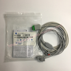 REF 2106309-002 GE ECG Trunk Cable 3-Ld Wire Integrated Grabber Leadwire IEC 3.6 ม. 12 ฟุต