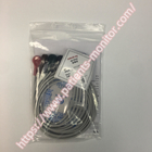 EY6502B PN 115-004869-00 ชิ้นส่วนตรวจสอบผู้ป่วย Mindray TEL-100 ECG Leadset 5 Lead 7 Pin Telemetry AHA Snap