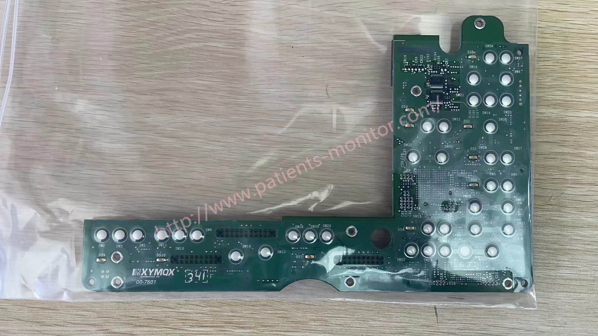 Med-tronic LP20e Defibrillator ชิ้นส่วนเครื่องจักร UI PCB Board BMW001248 30SEP02 3201966-005H